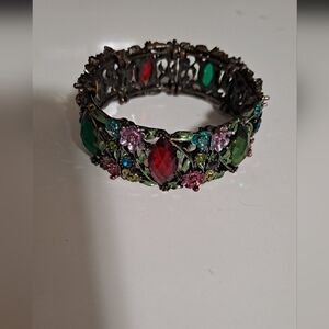 Colorful Vintage Gem Bracelet
